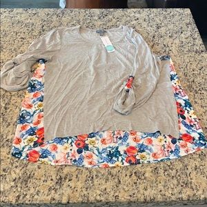 Dido Mixed Print Knit Top